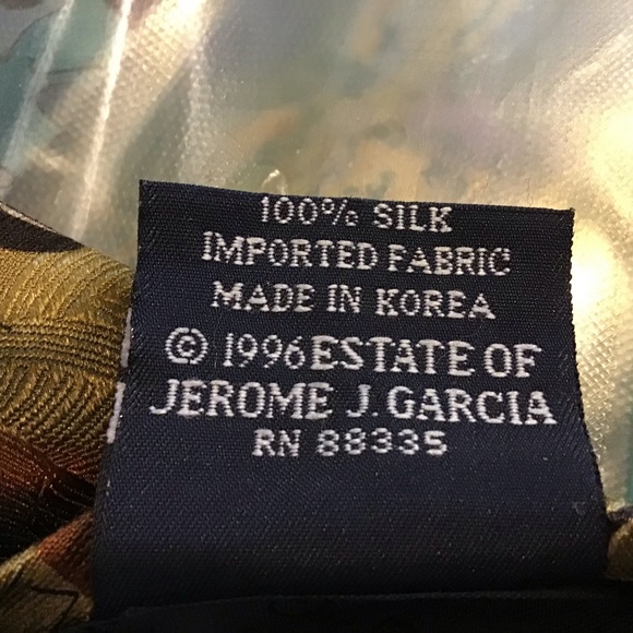 Vintage J Garcia Duckworm Alarm Silk Tie 1996 - Picture 5 of 5